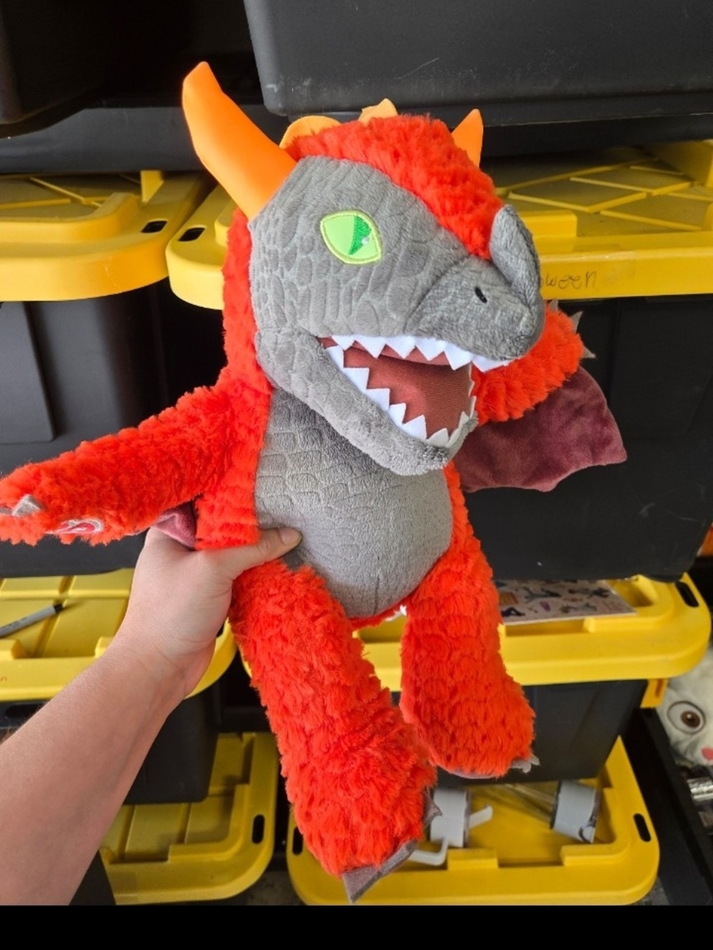 Build A Bear Magiquest Plush Charlock Red Dragon